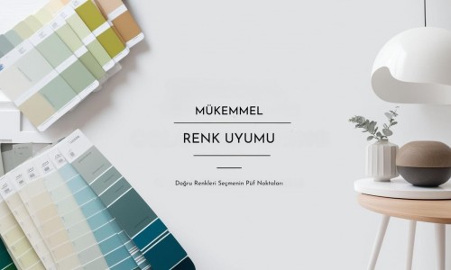 Evinizde Mükemmel Renk Uyumu Oluşturmanın 4 Kuralı!
